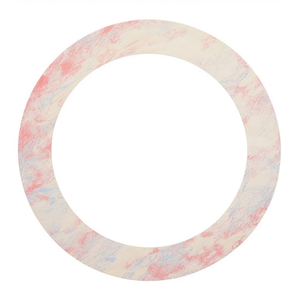 Circle marble distort shape white background microbiology rectangle.