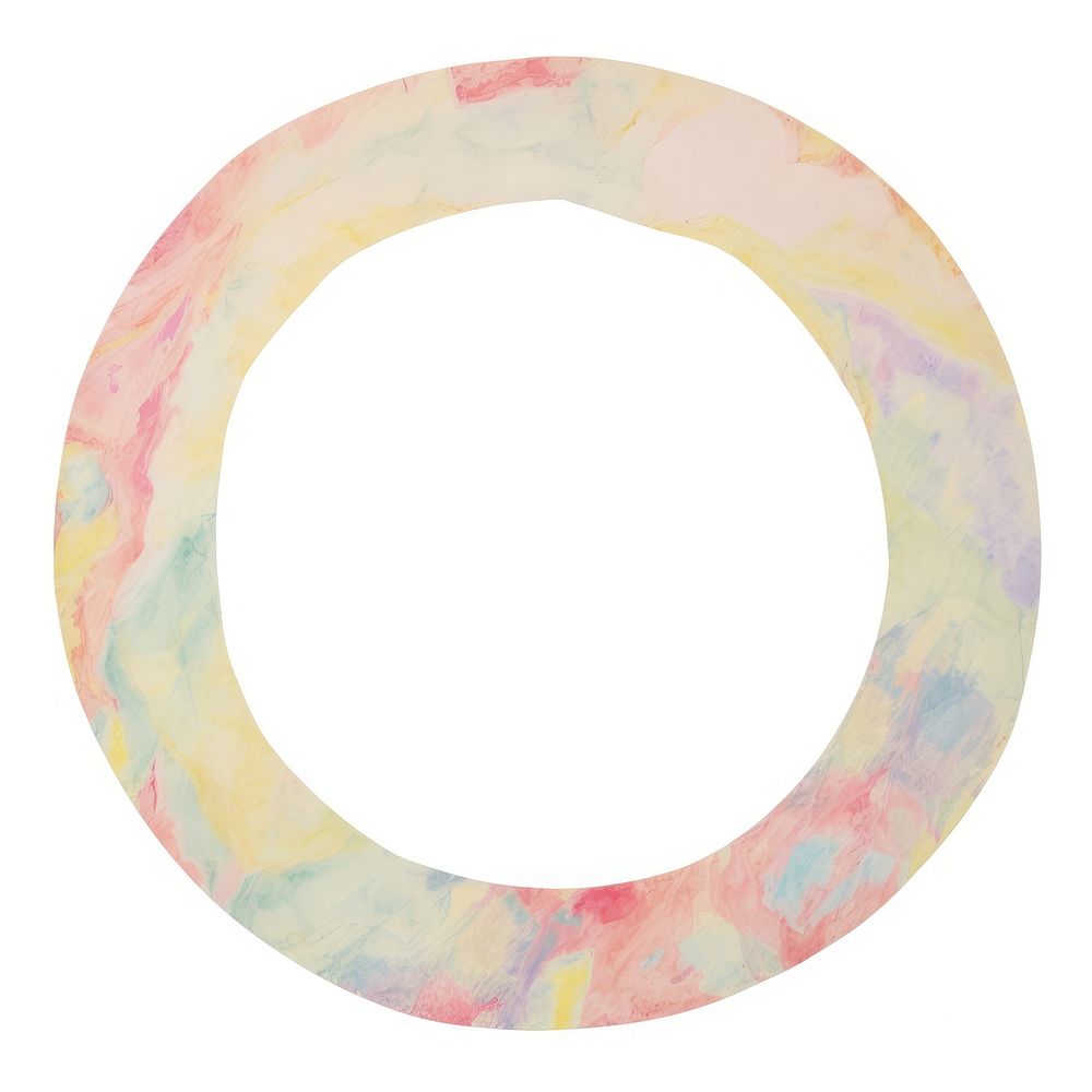 Circle marble distort shape abstract white background accessories.