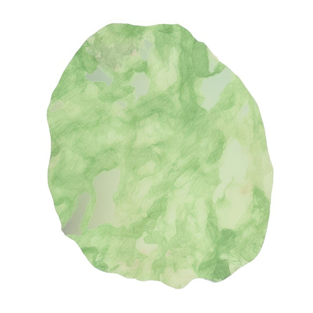 Green marble distort shape gemstone jewelry mineral.