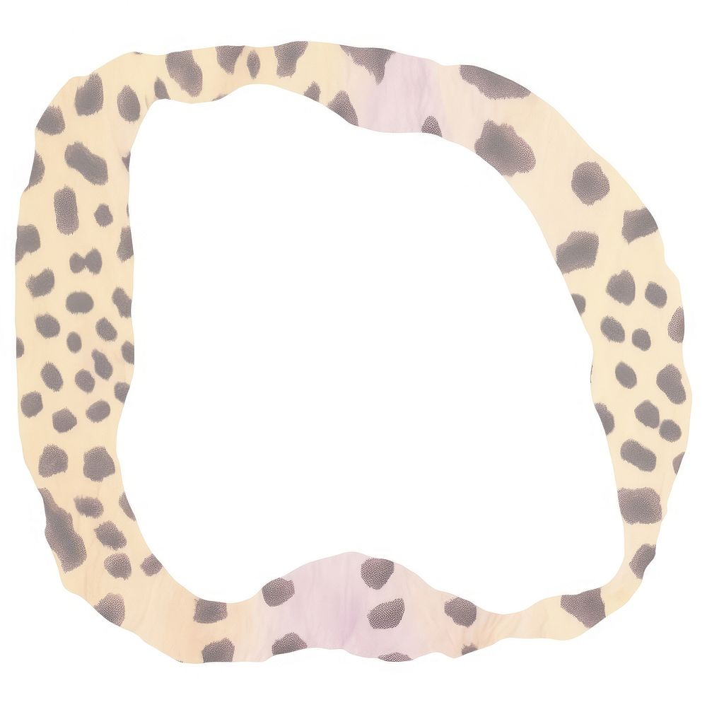 Leopard skin marble distort shape white background accessories moustache.