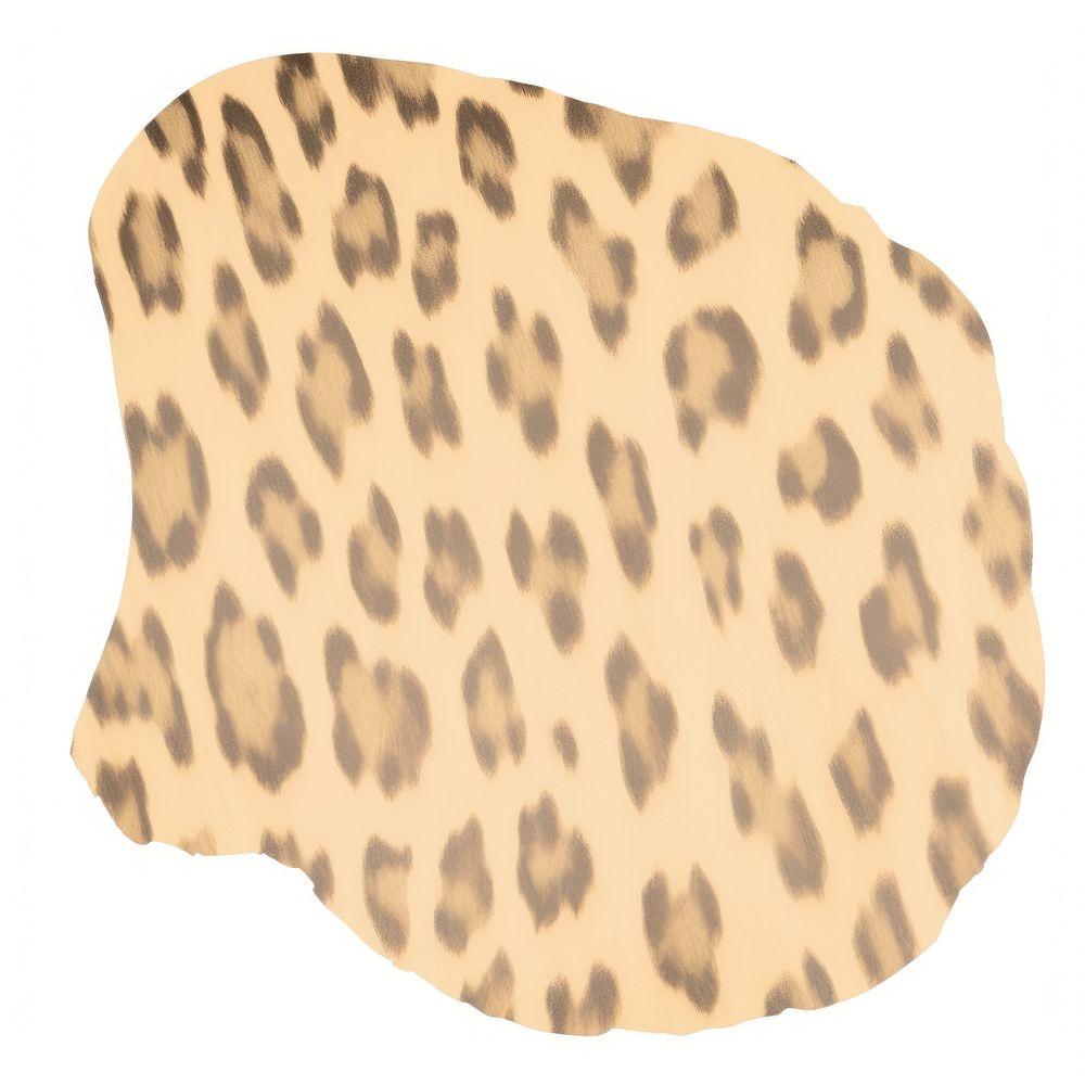 Leopard skin marble distort shape mammal white background wildlife.