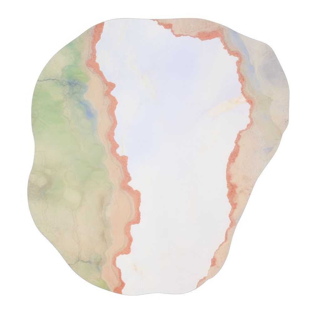 Nature shape marble distort shape white background accessories bacterium.