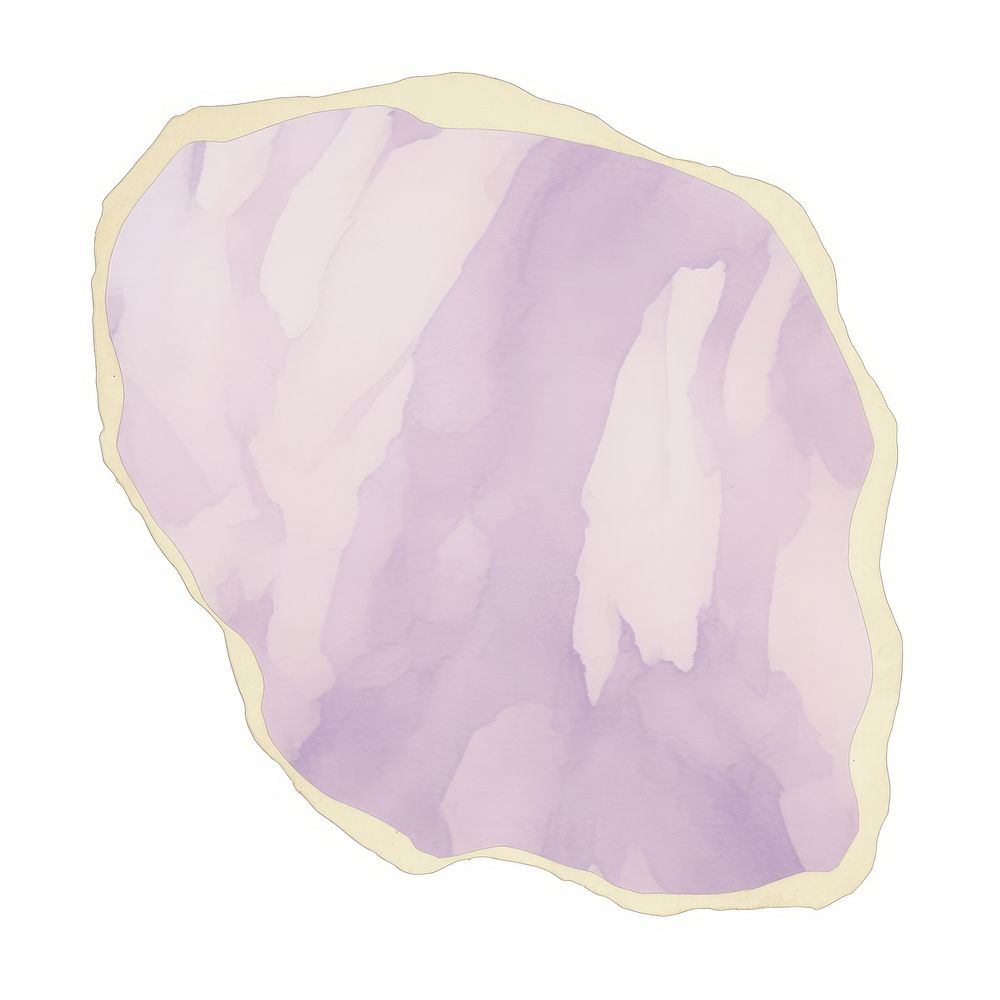 Purple marble distort shape amethyst mineral petal.