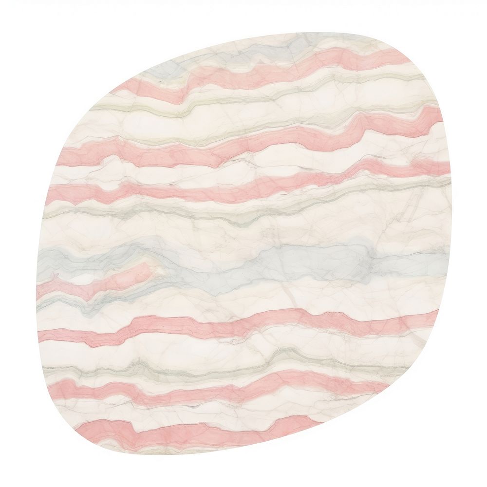 Stripe pattern marble distort shape white background rectangle dishware.
