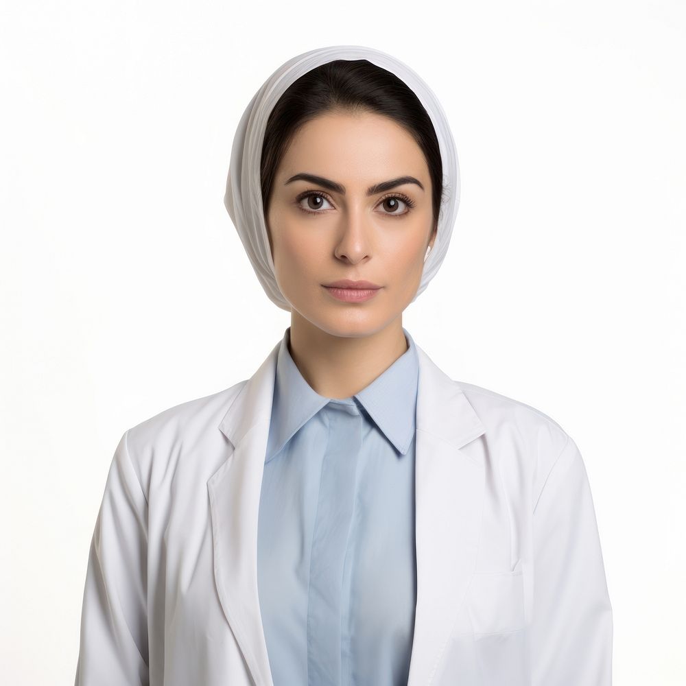 An iranian women as a doctor photography portrait adult.