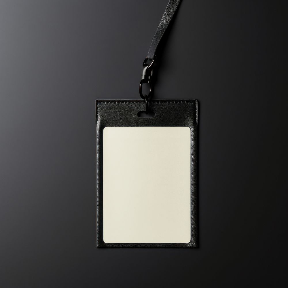 Blank ID card holder