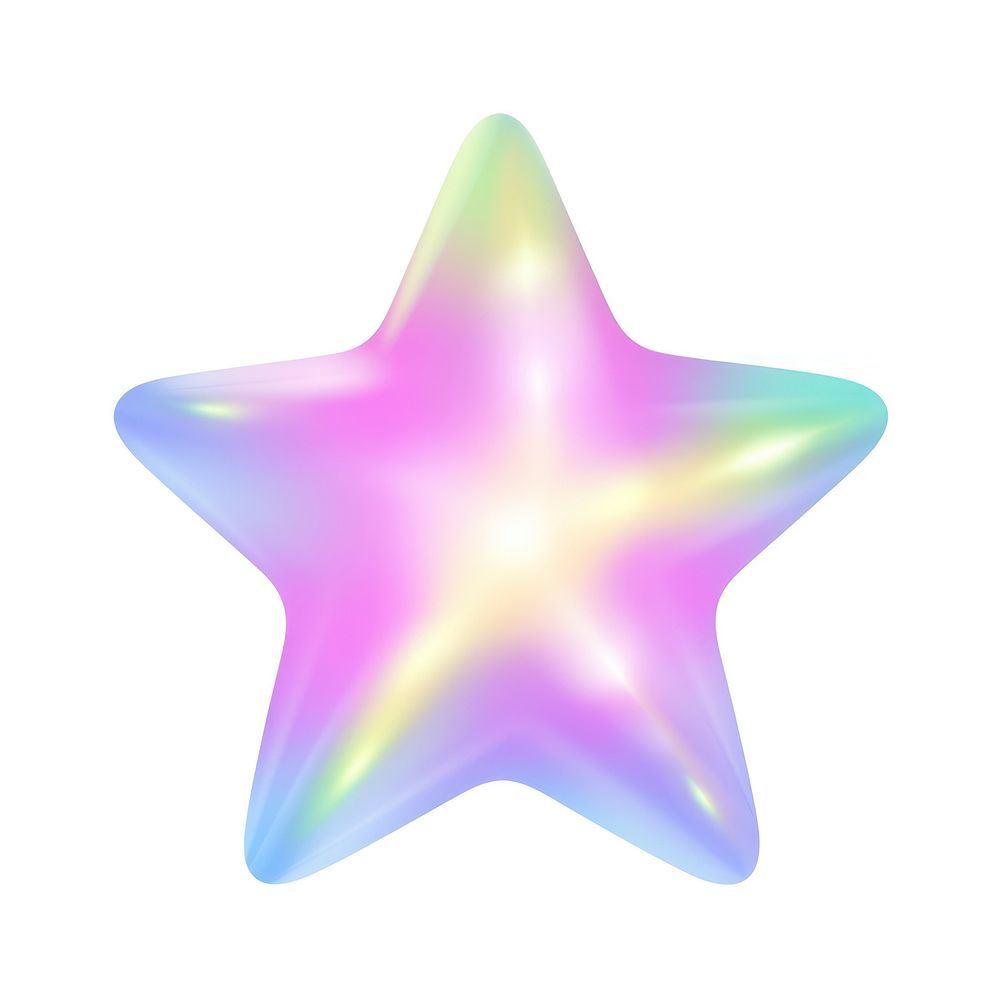 holography cute star symbol white | Free Photo Illustration - rawpixel