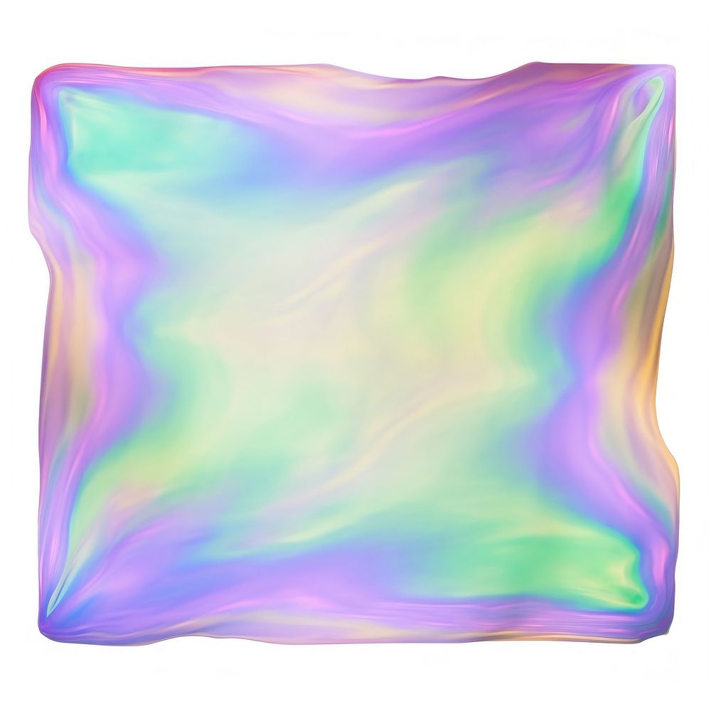 A holography frame backgrounds purple white background.