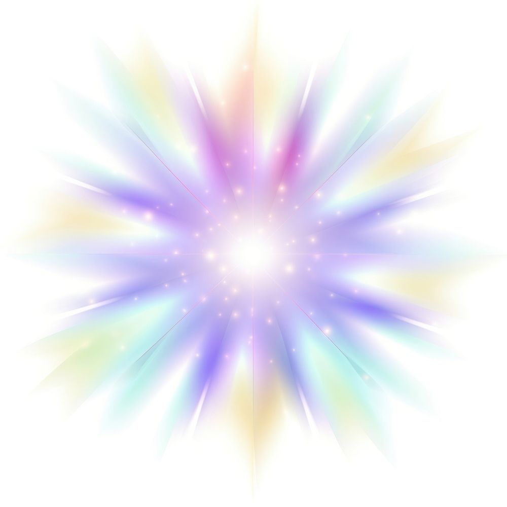 A holography starburst icon backgrounds pattern white background.
