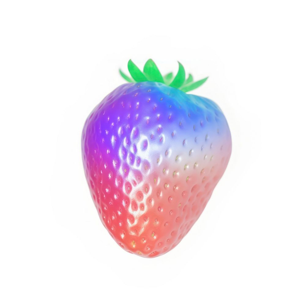 A holography strawberry fruit plant food.