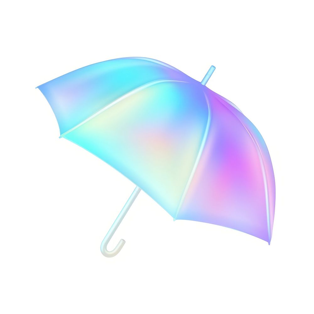 A holography umbrella icon rain white background single object.