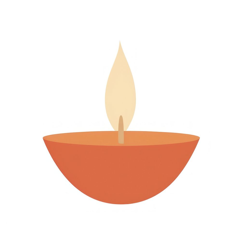 Illustration of a simple candle fire illuminated chandelier.