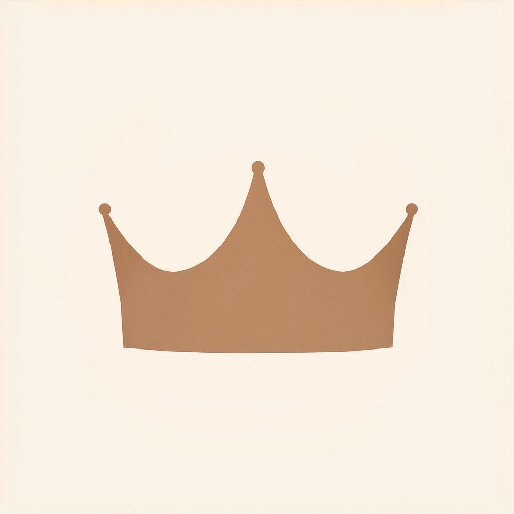 Illustration of a simple crown accessories accessory royalty.