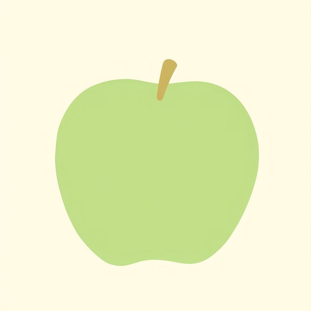 Illustration of a simple apple plant food freshness.