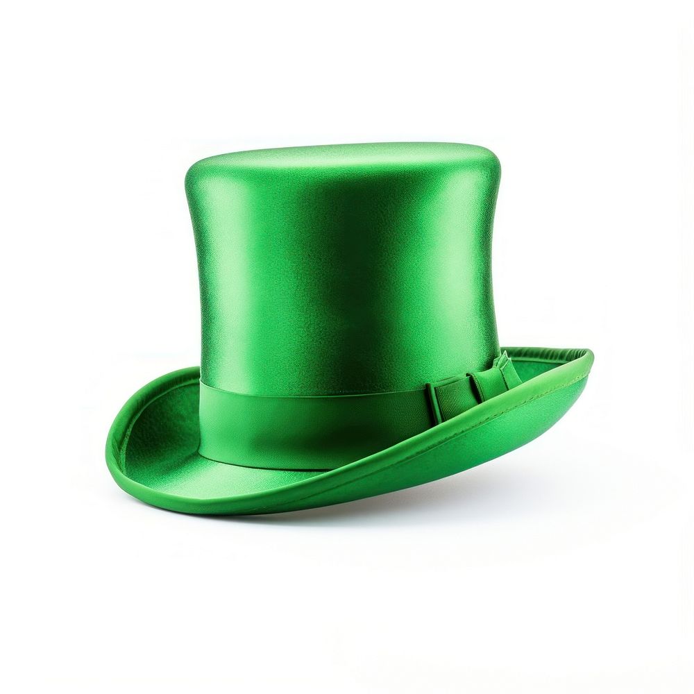 Green hat white background celebration. AI generated Image by rawpixel.