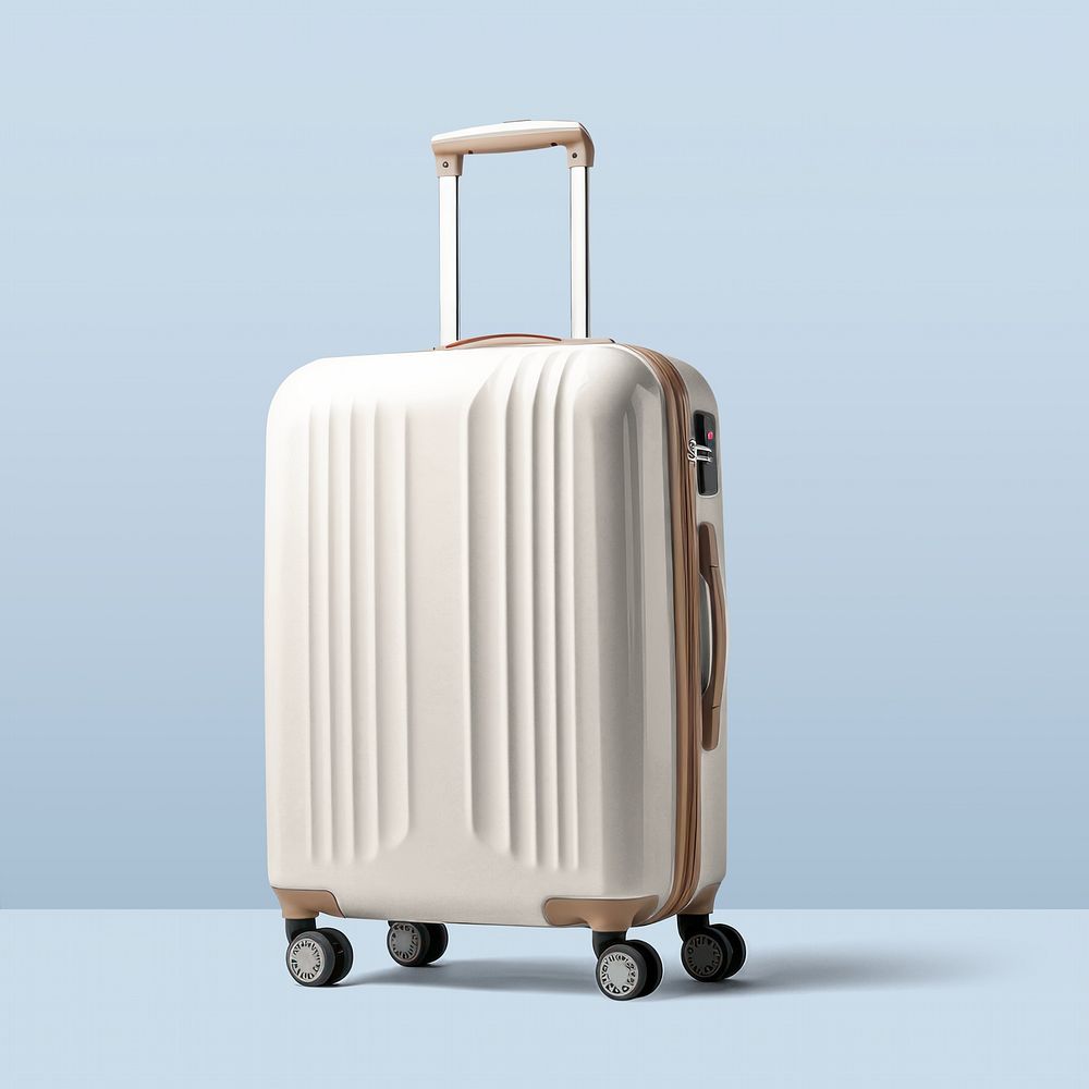 Off-white travel luggage