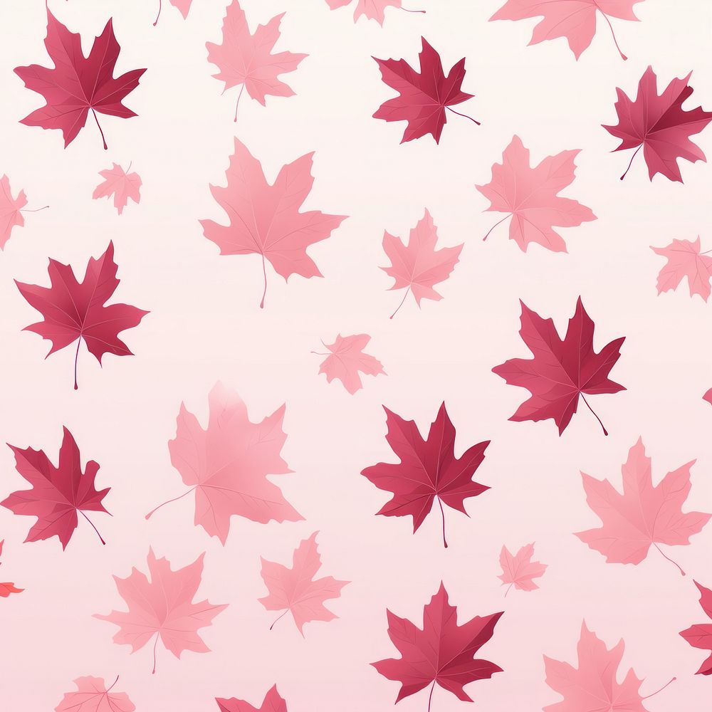 Maple leaves pattern backgrounds autumn plant. AI generated Image by rawpixel.