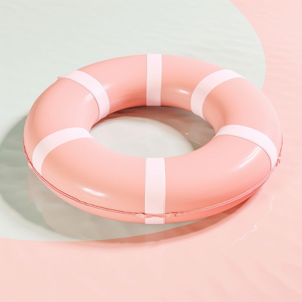 Floating lifebuoy inflatable protection.