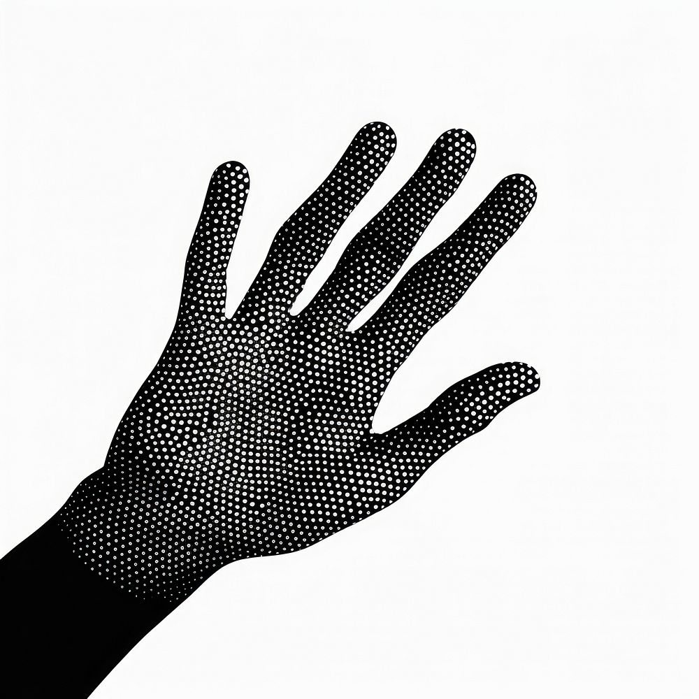Hand finger black monochrome.