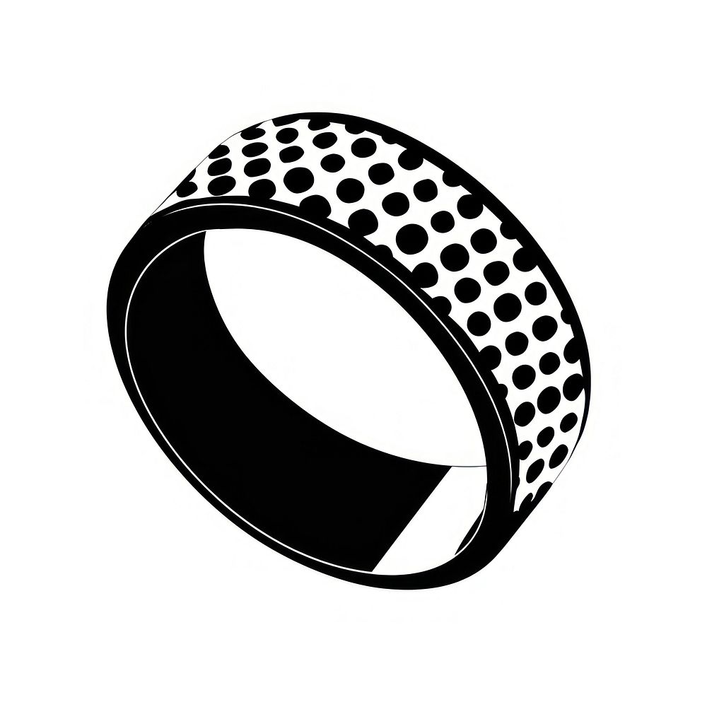 Jewelry ring black white background bling-bling.