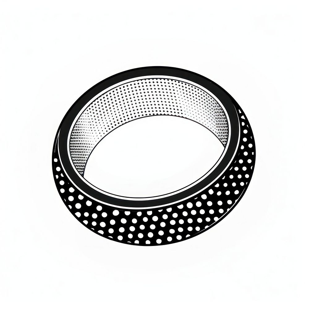 Jewelry ring black white background accessories.