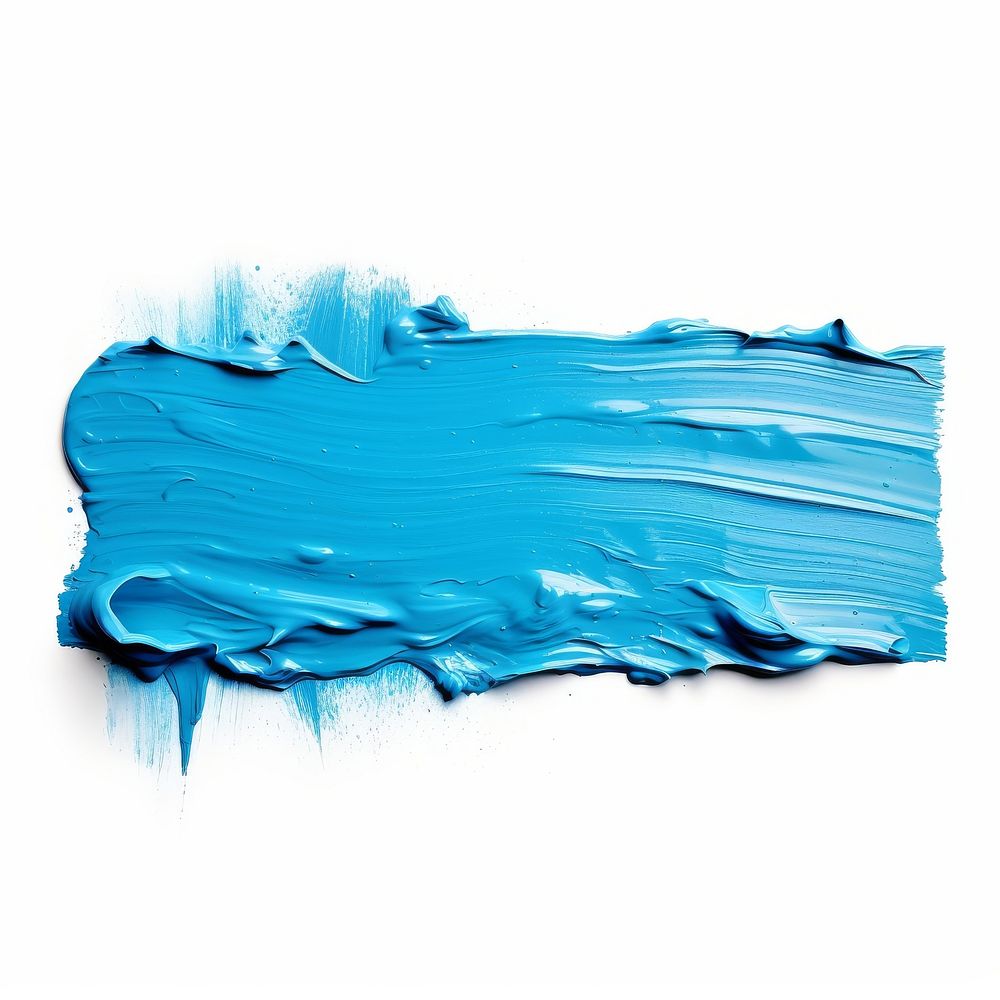 Azure blue flat paint brush | Premium Photo Illustration - rawpixel