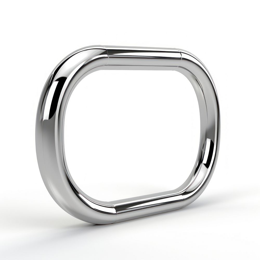Basketball Hoop Icon Chrome material silver platinum jewelry.
