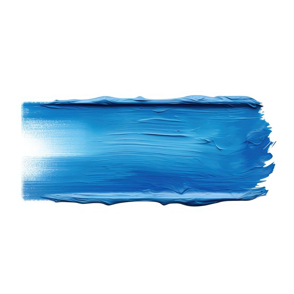 Cornflower blue flat paint brush stroke backgrounds white background textured.