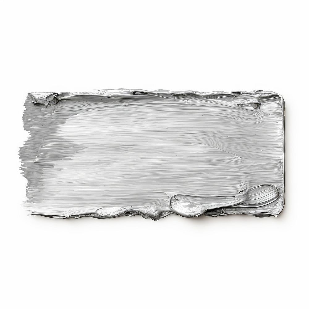 Flat silver paint brushstroke backgrounds rectangle sketch.