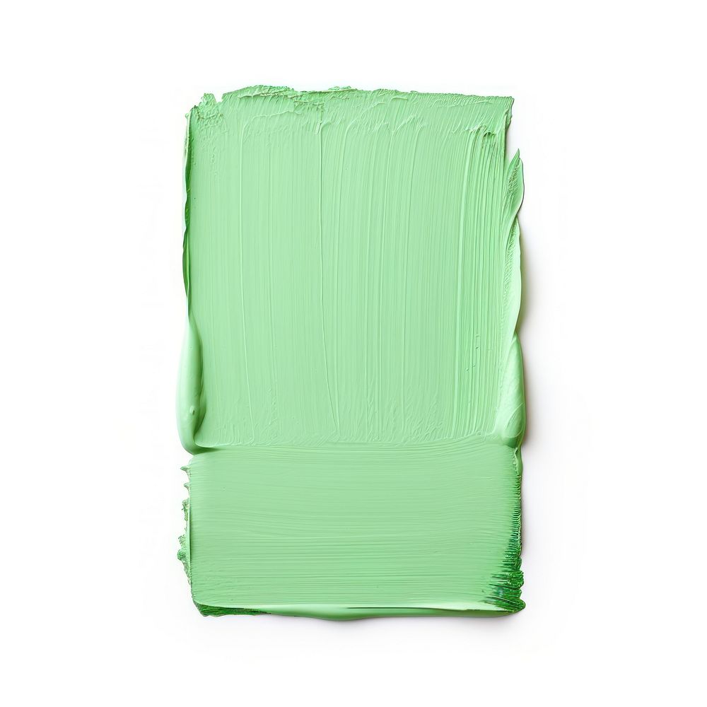 Light green flat paint brush stroke backgrounds rectangle paper.