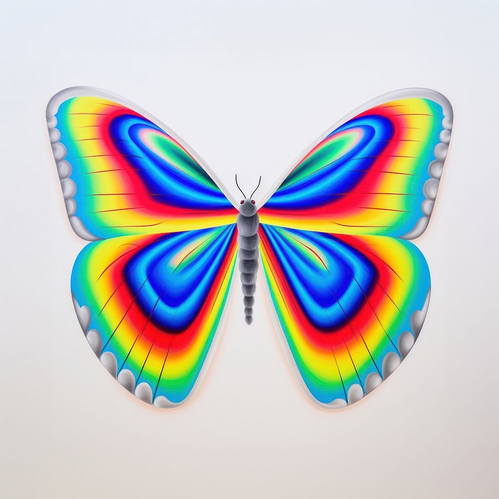 Surrealistic painting butterfly animal insect | Premium Photo ...