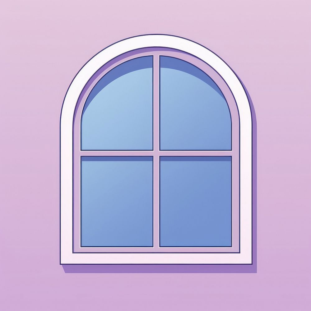Window and outside is space shape line architecture.