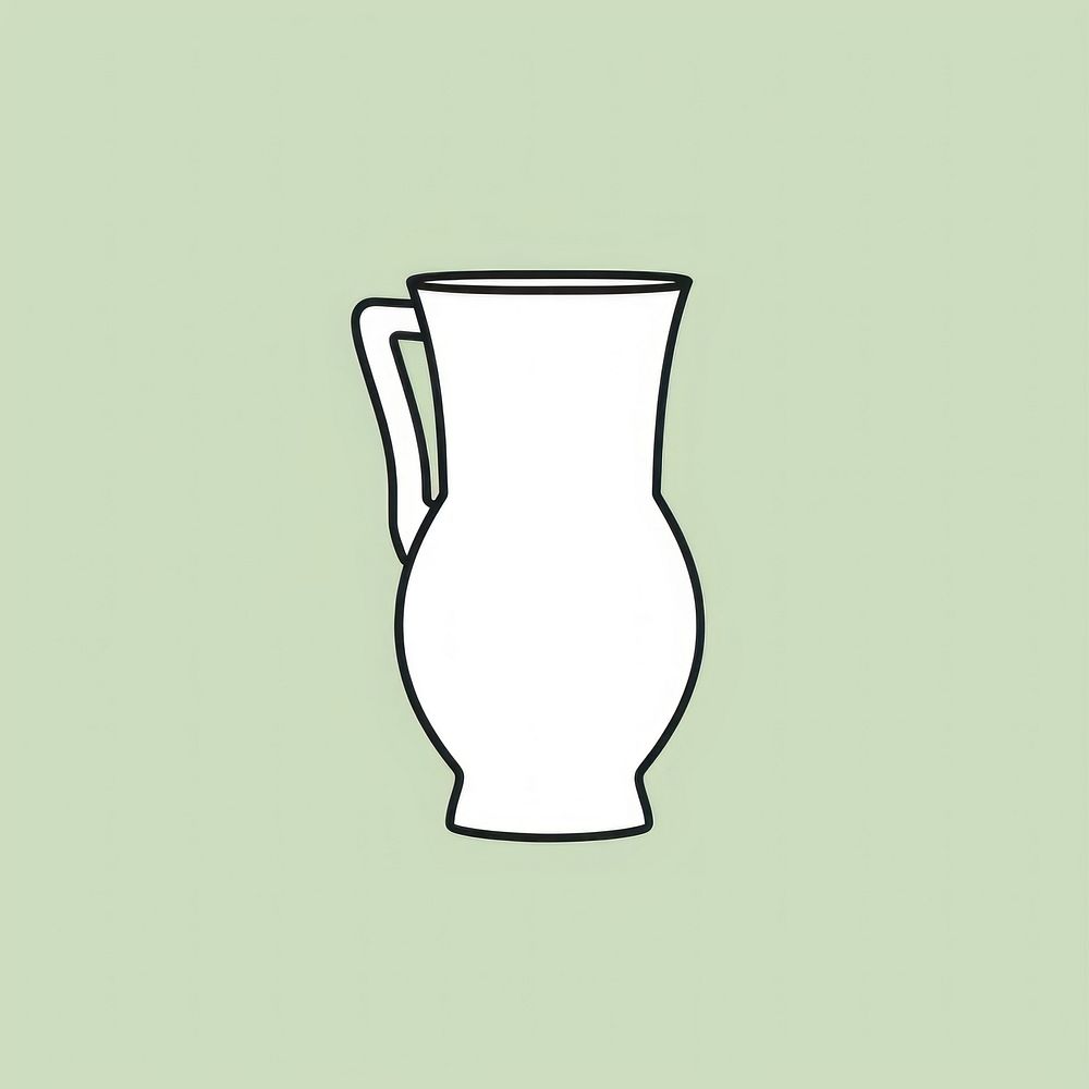 Vase jug refreshment drinkware.