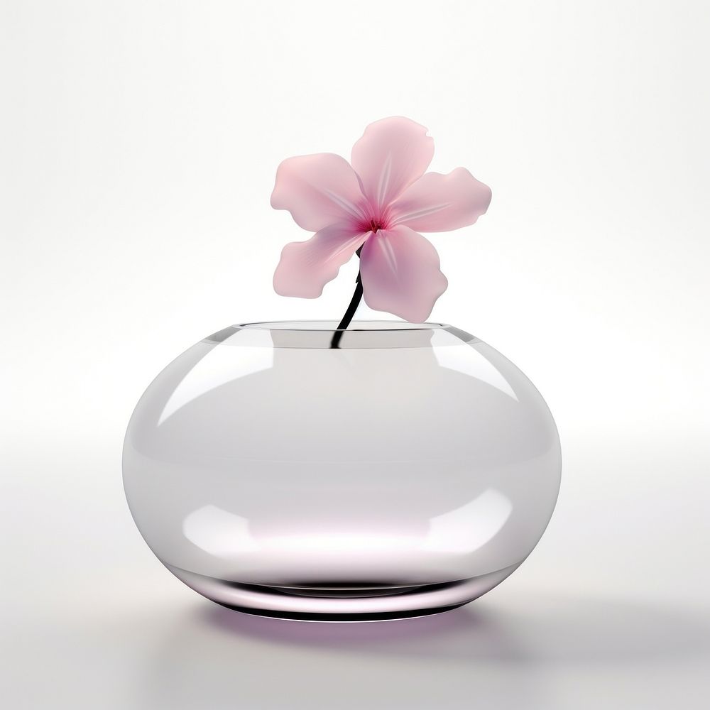 Orchid flower petal plant glass.