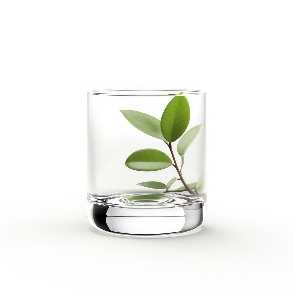 Leave glass transparent plant.