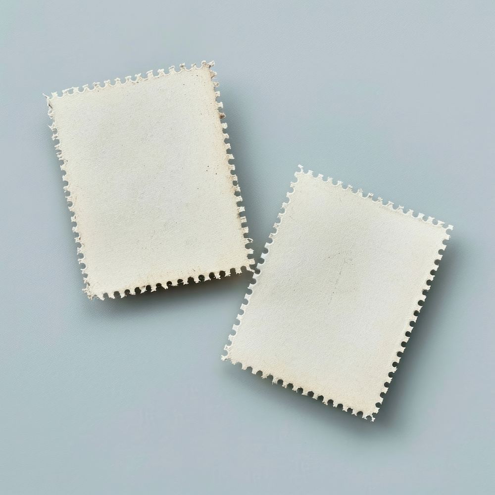 Blank postage stamp backgrounds paper textured.
