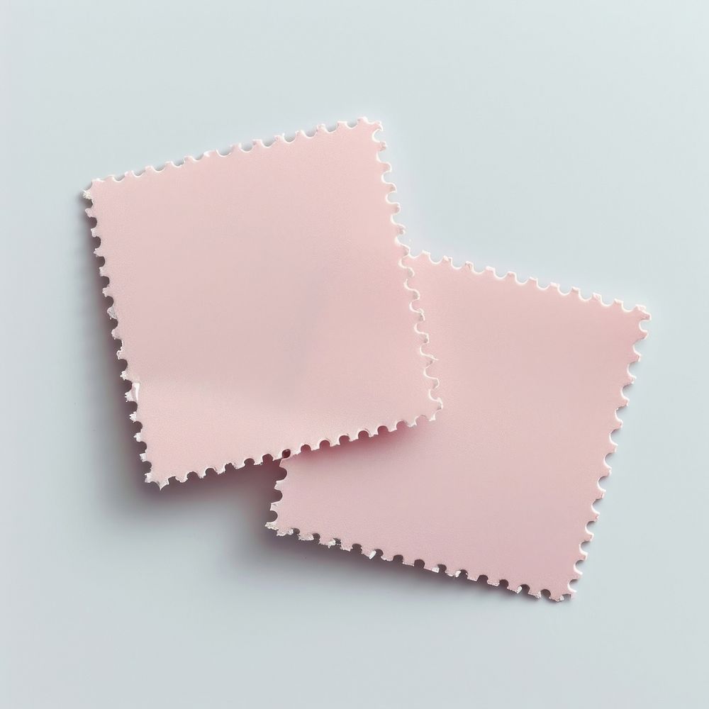 Blank postage stamp backgrounds paper pink.
