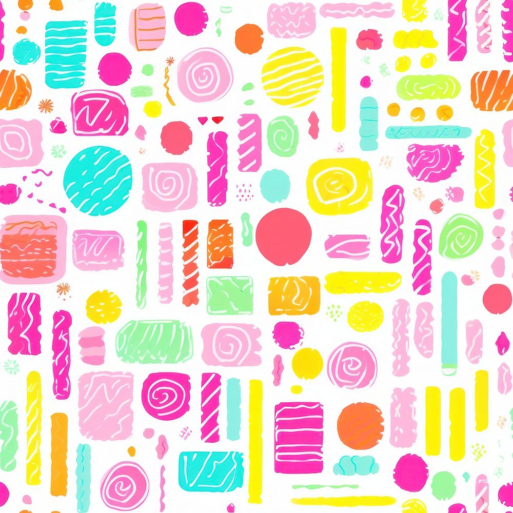 Candy pattern backgrounds abstract confectionery. AI generated Image by rawpixel.