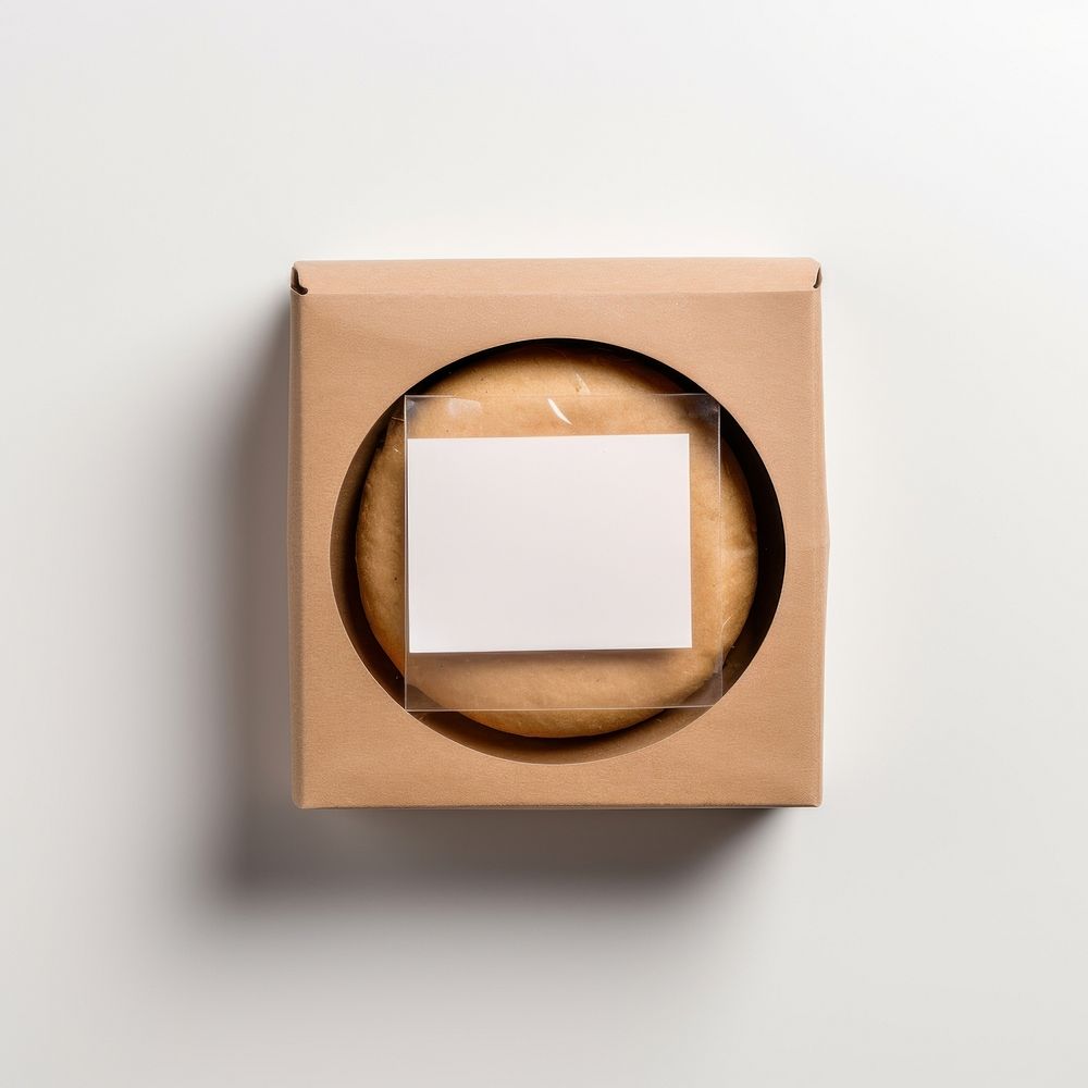 Sticker packaging  cardboard paper box.