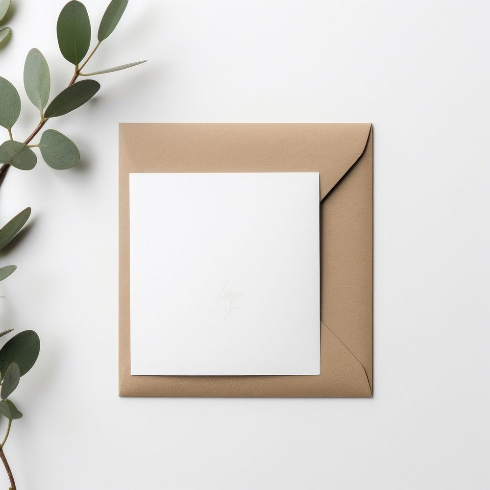 Sticker packaging  paper envelope simplicity.