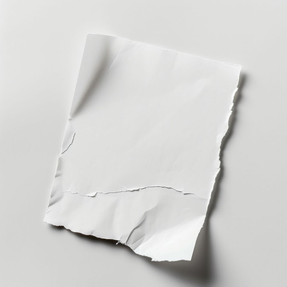 Sticker packaging  paper white simplicity.