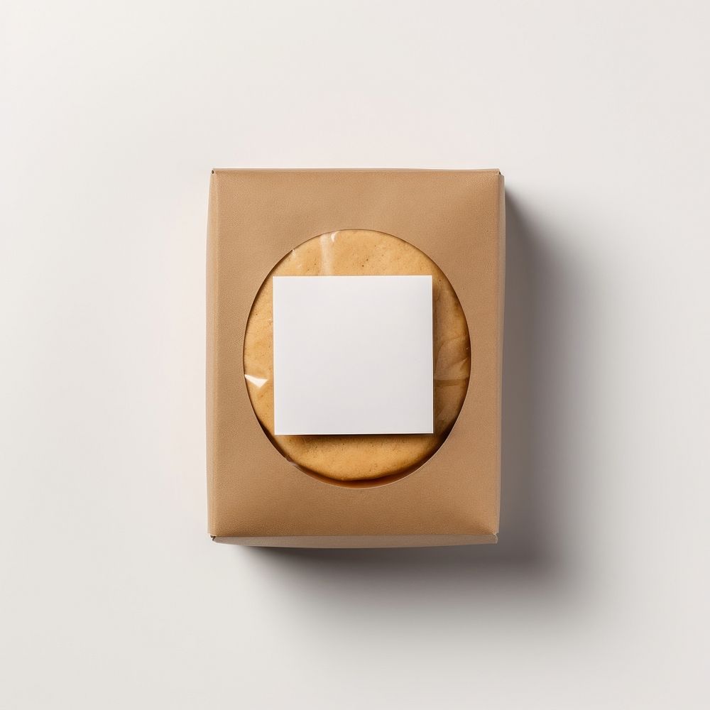 Sticker packaging  paper box simplicity.