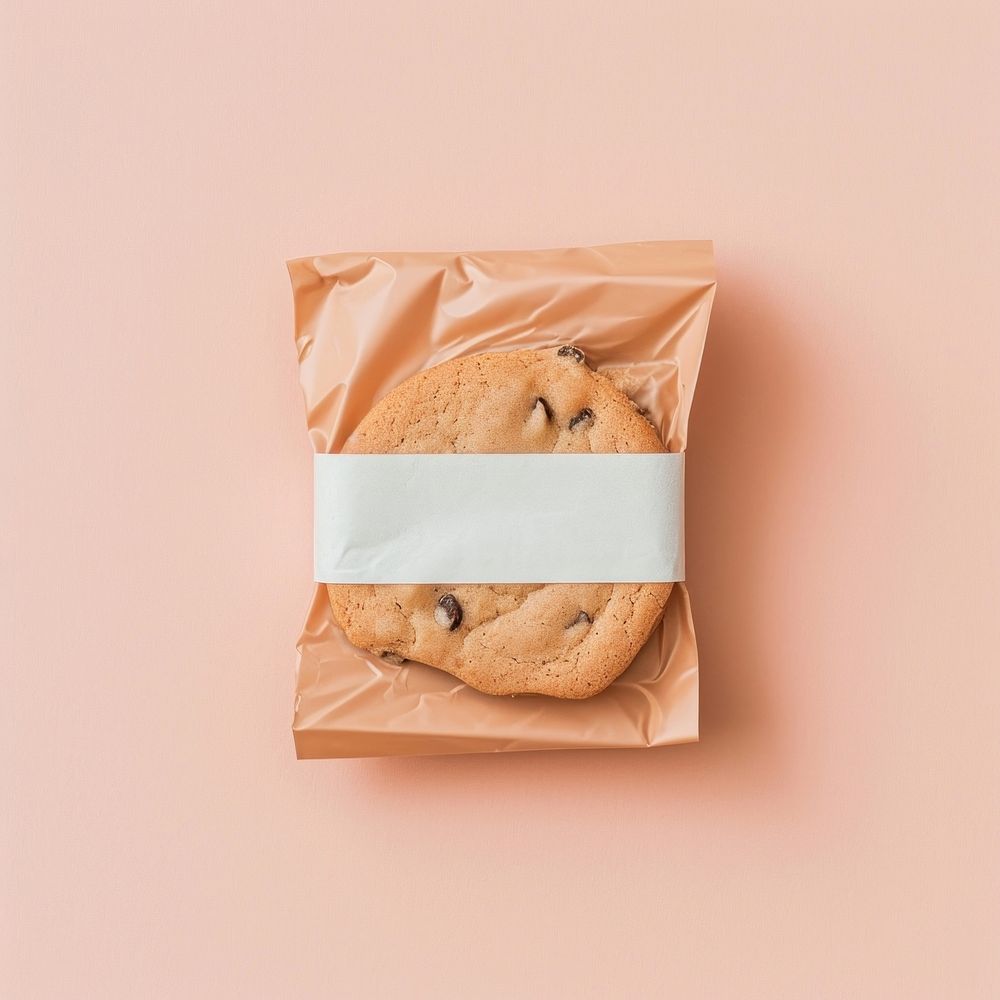 Packaging  cookie paper food.