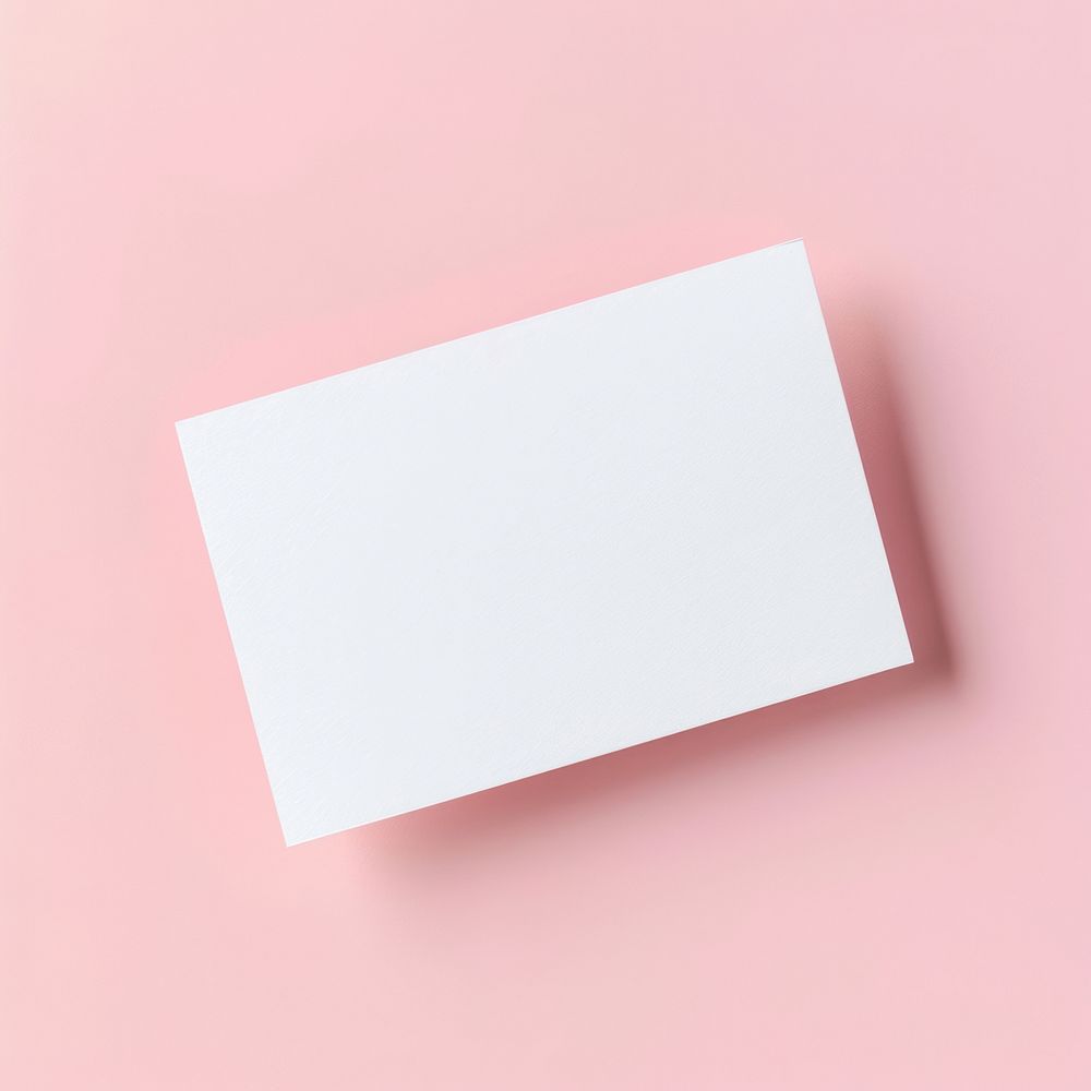 Name card  paper simplicity rectangle.