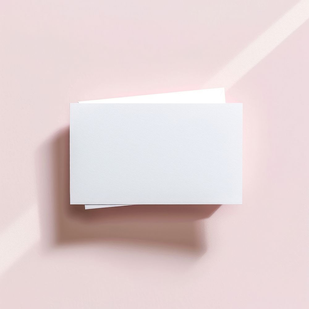 Name card  paper simplicity rectangle.