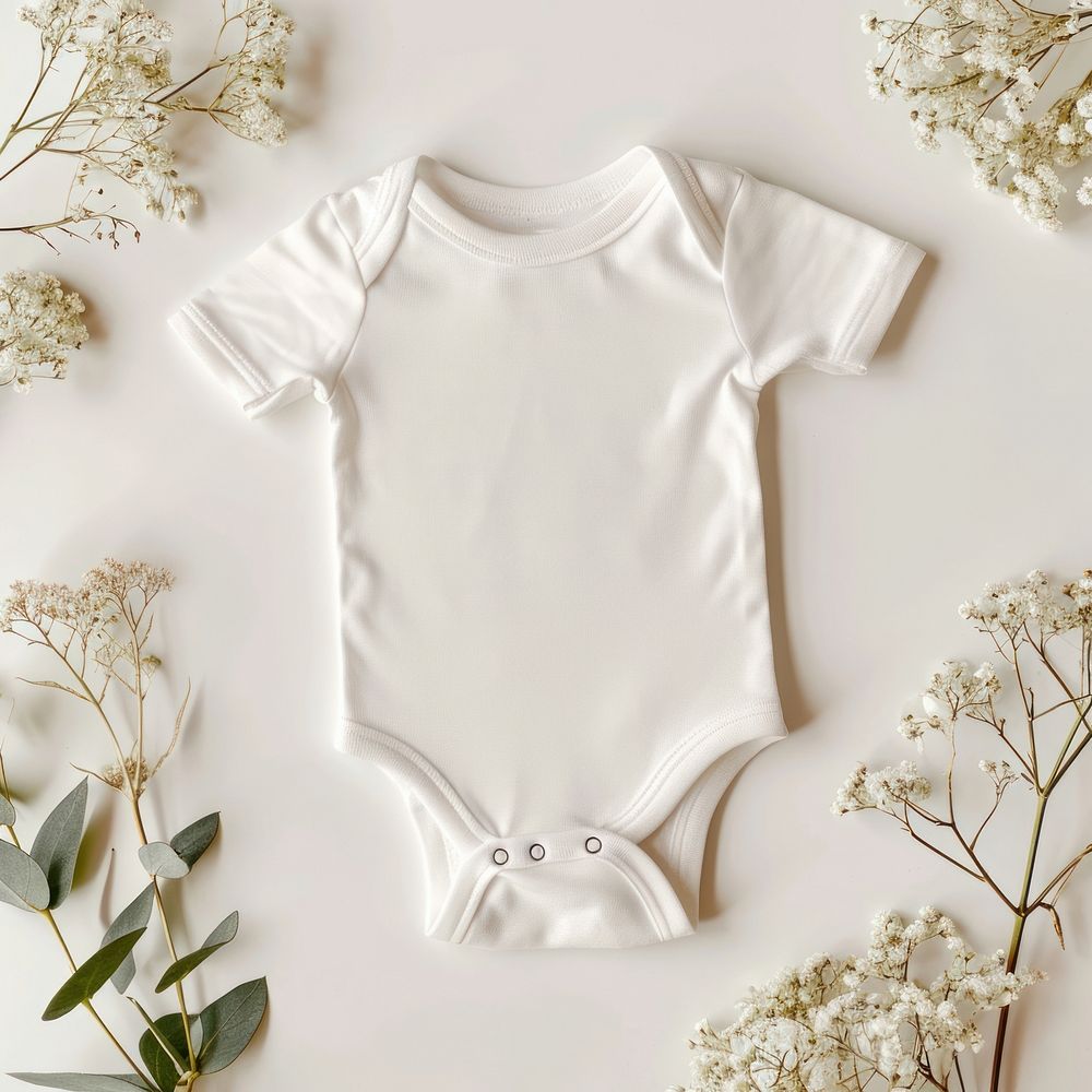 Baby bodysuite  sleeve beginnings innocence.