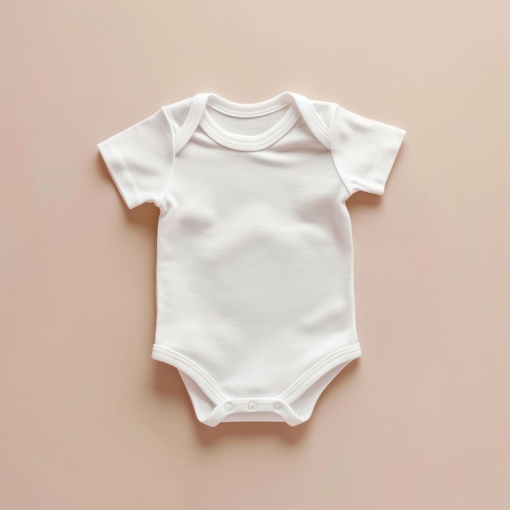 Baby clothing  t-shirt sleeve white.