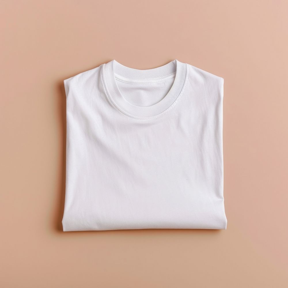 Folded T-shirt  t-shirt undershirt clothing.
