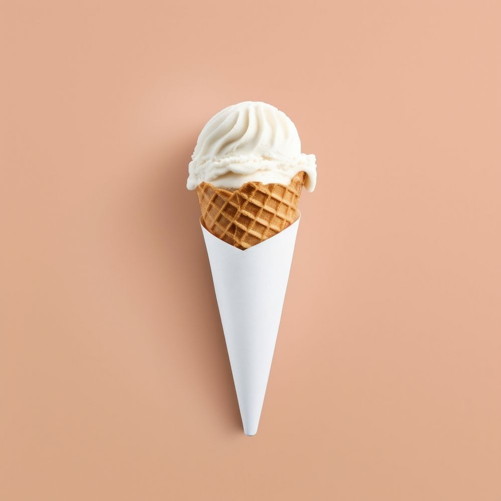 Ice cream cone  dessert food ice cream.
