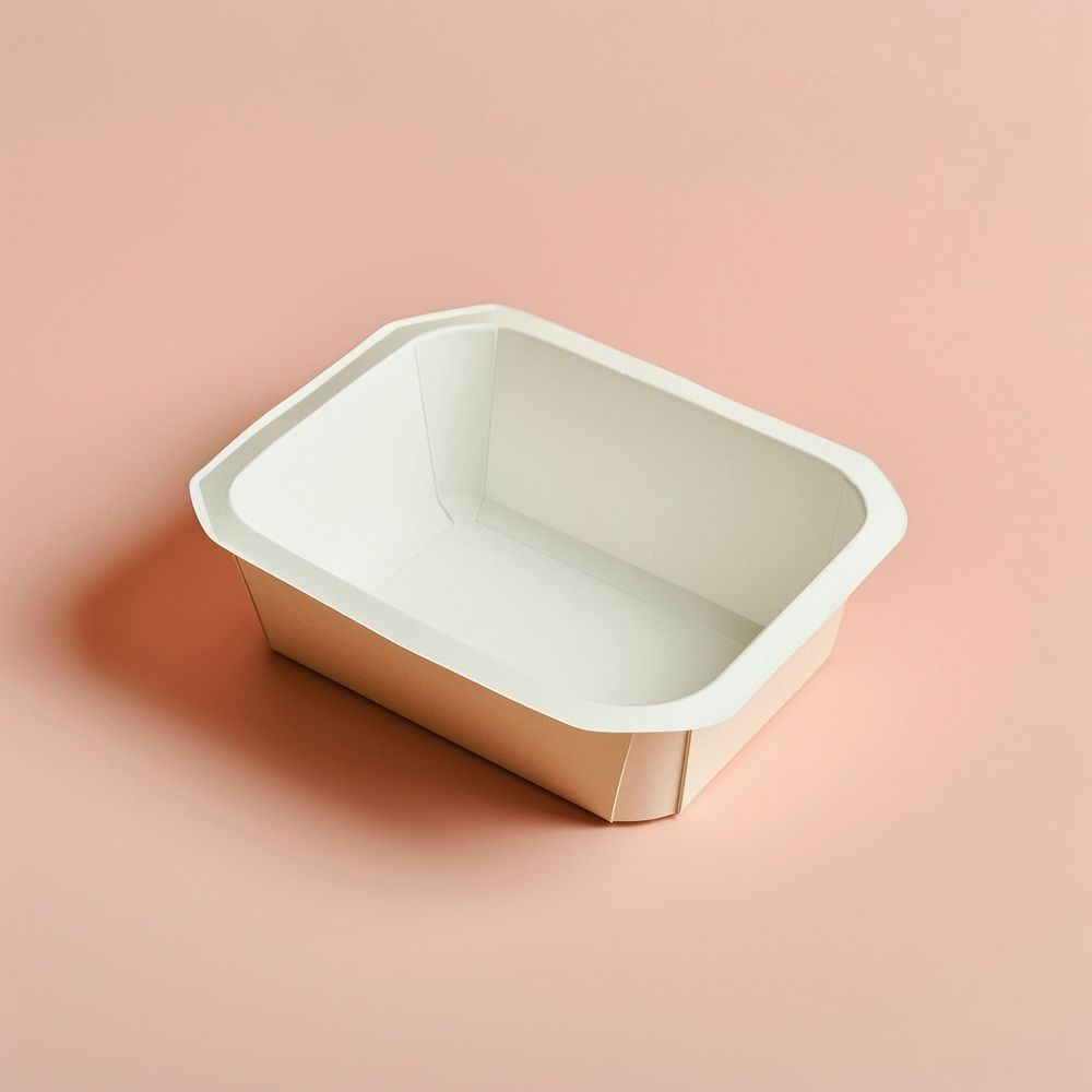 Paper lunchbox  simplicity rectangle porcelain.